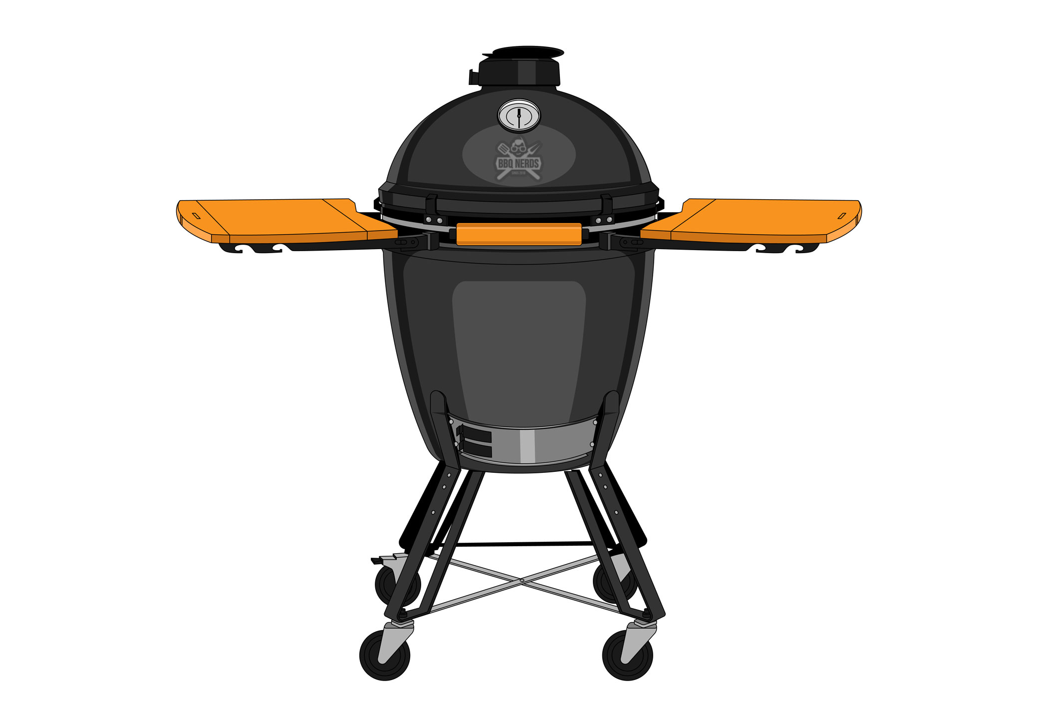 Kamado bbq large comleet2